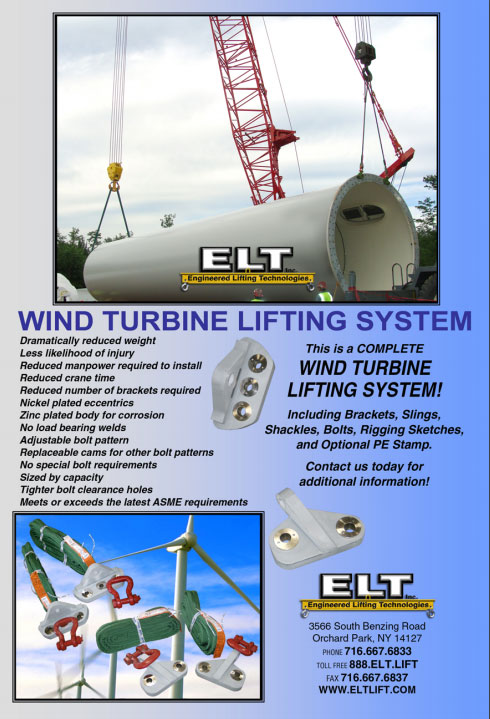 Wind Turbine Lifting Systems